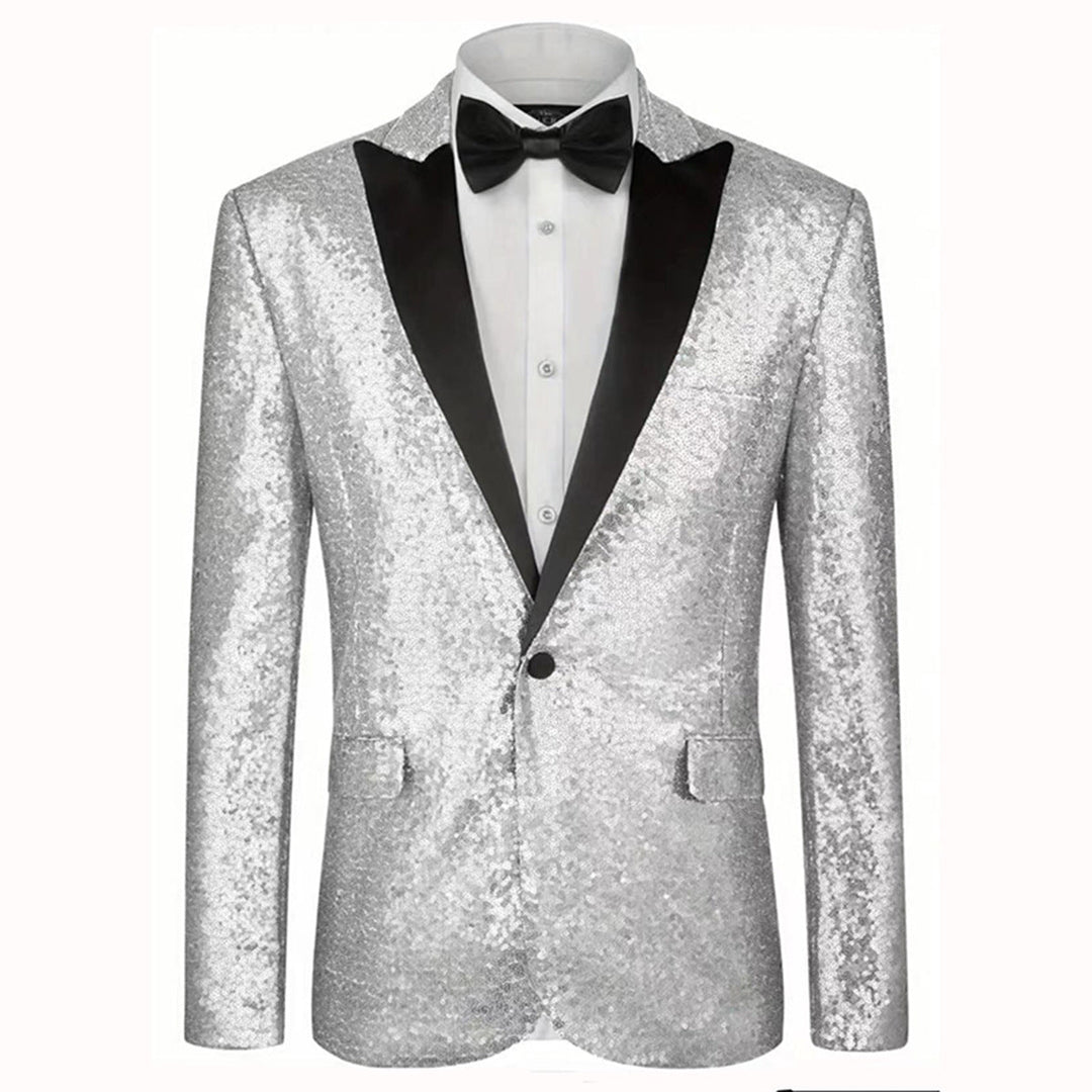 Men's Glamorous Sequin Suit Set Mune