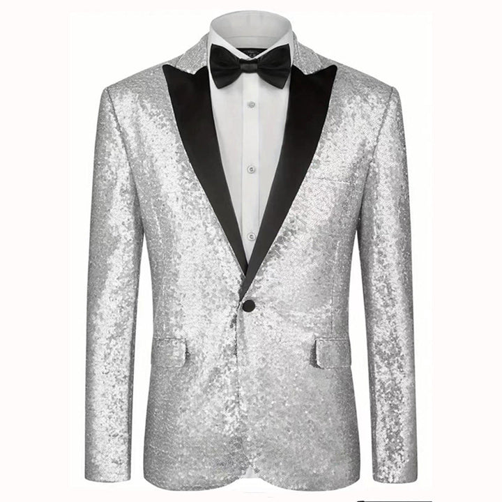 Men's Glamorous Sequin Suit Set Mune