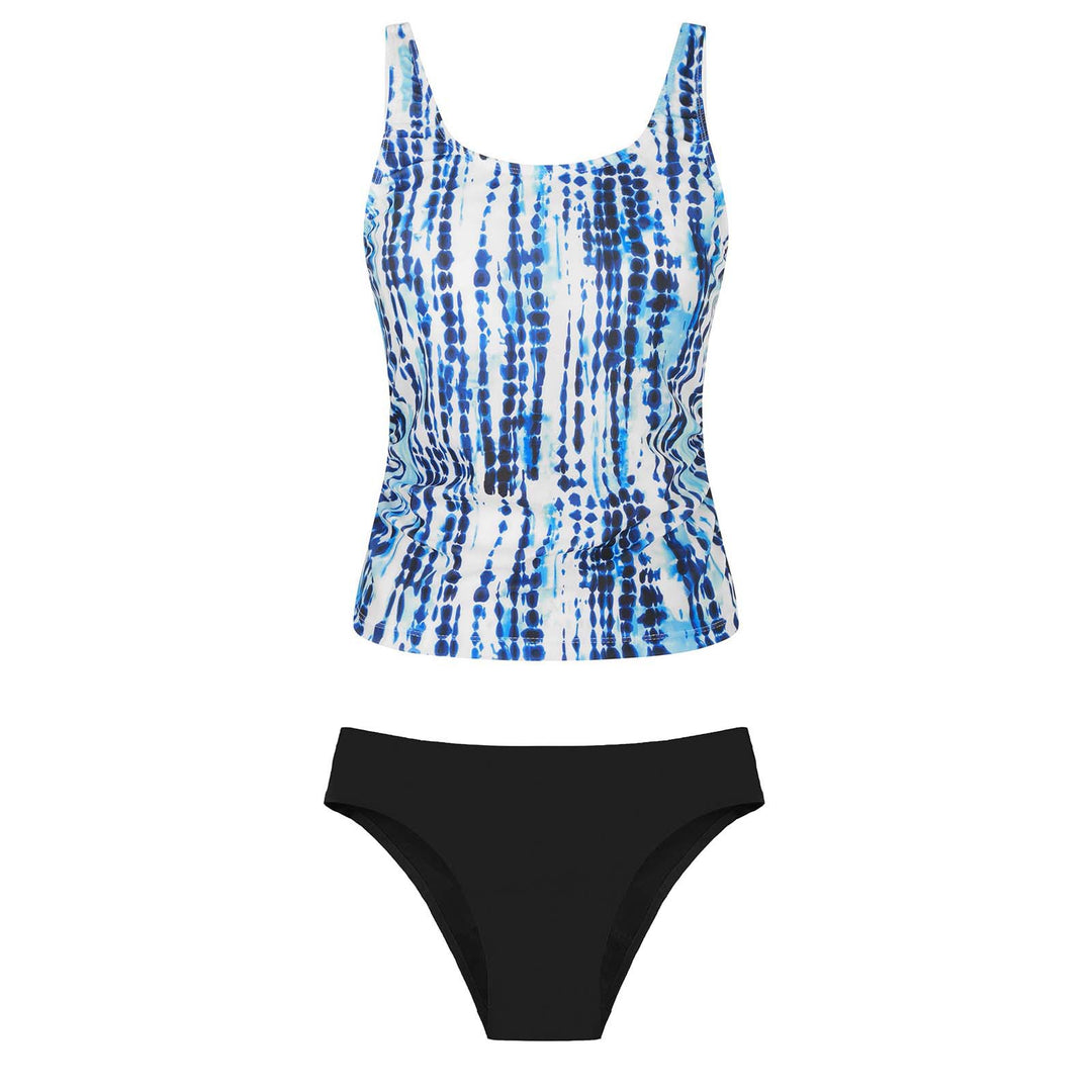 Women's bikini set with floral top and classic bottom Mune Fashion