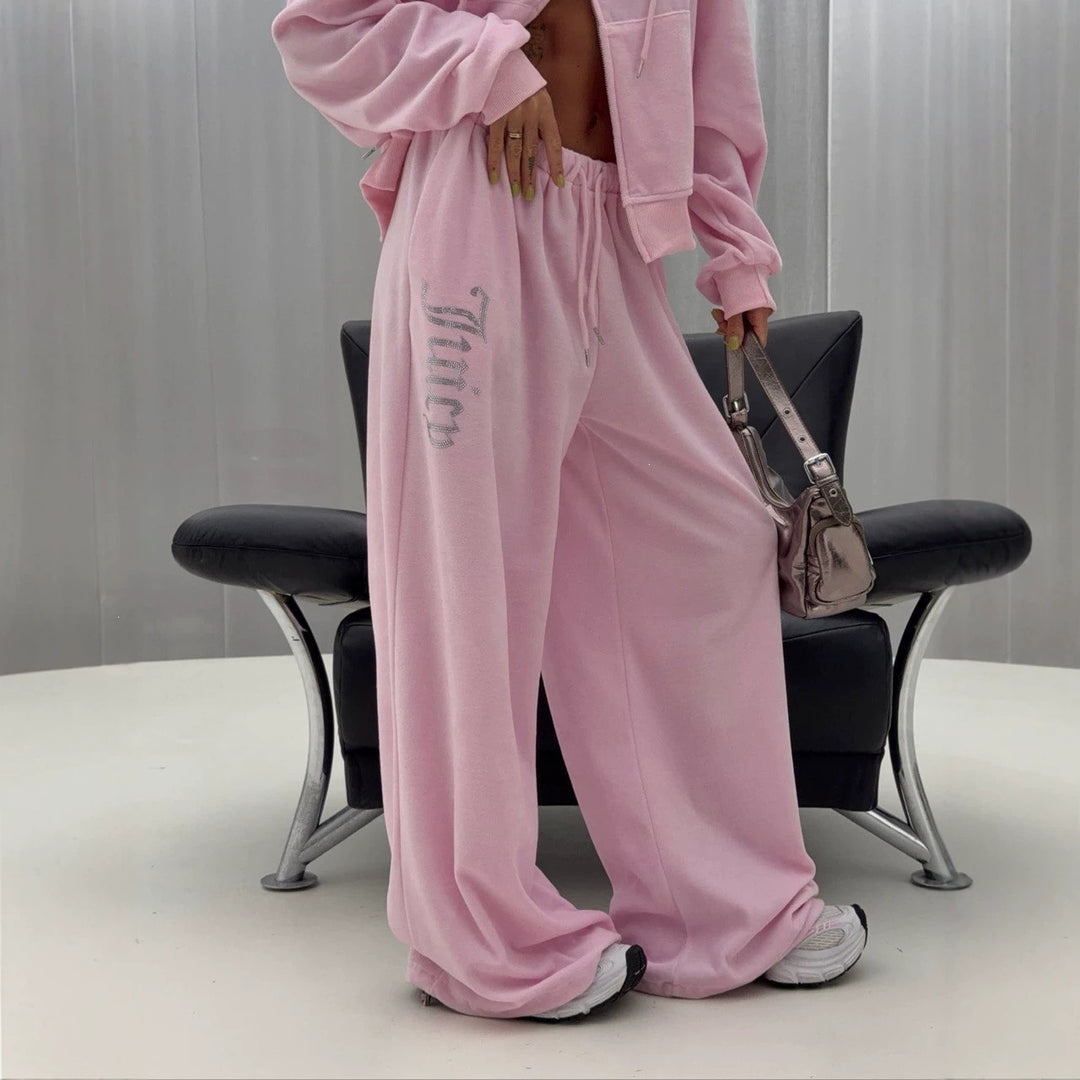 Women Sweat Blazer and Oversized Jogging Pants Mune Fashion