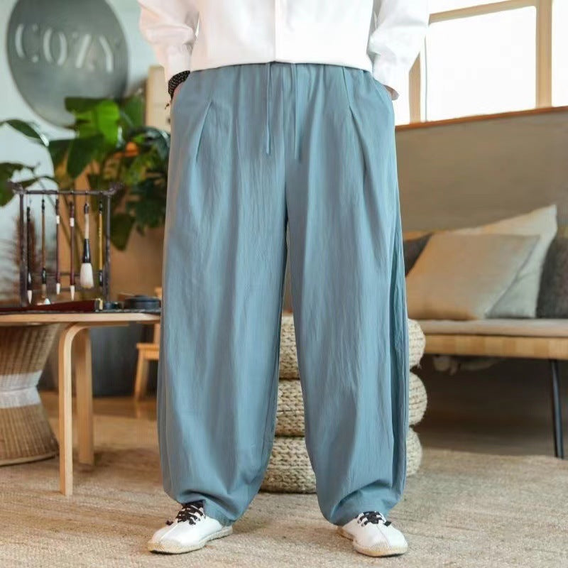 Unisex nan modern oversized harem jogger with deep drop, drawstring and side pockets Mune Fashion