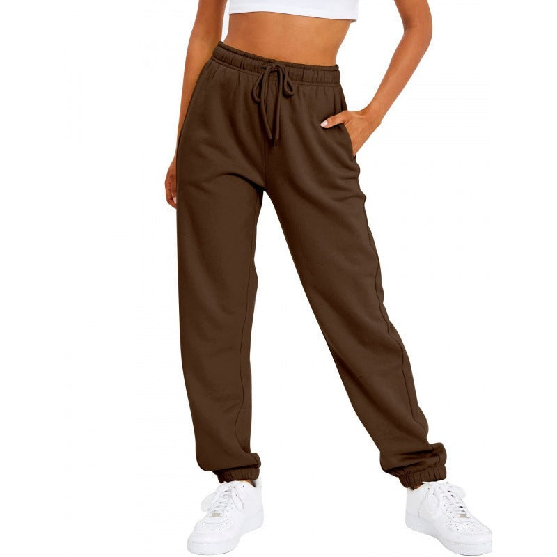 Women's casual joggers with high comfort waistband, adjustable drawstring, and deep side pockets Mune Fashion
