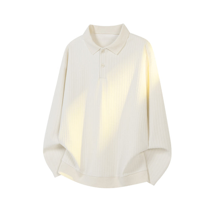 Women's Fashionable Oversized Polo Shirt with Textured Design Mune Fashion