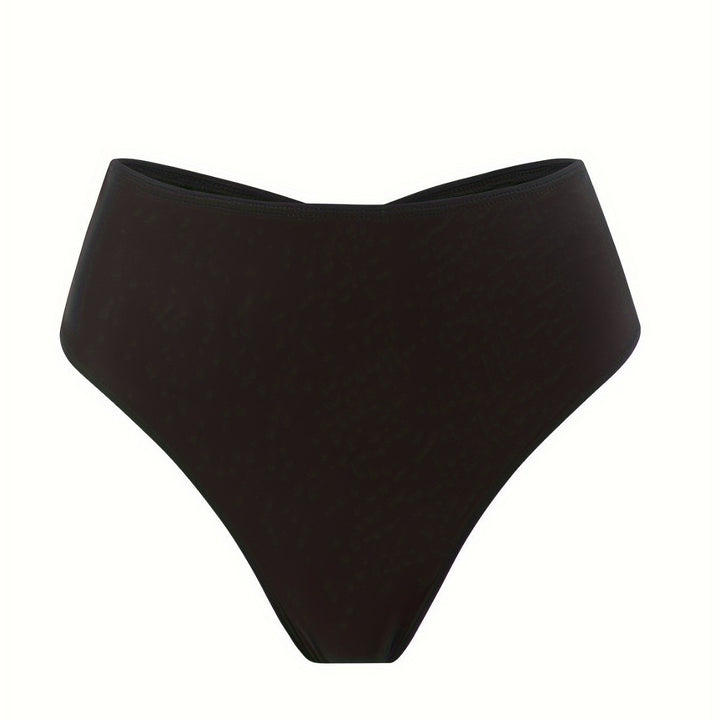 Ladies High-Waisted Bikini Bottoms with Elegant Cut Mune Fashion