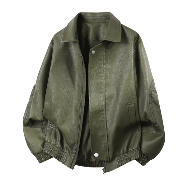Men Elegant and Comfortable Leather Jacket Mune Fashion