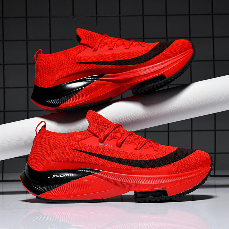 Unisex lightweight performance running shoes with reactive midsole and knitted upper Mune Fashion