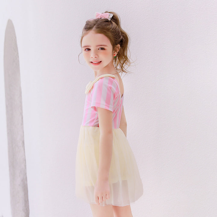 Women's tulle dress with cute collar Mune Fashion