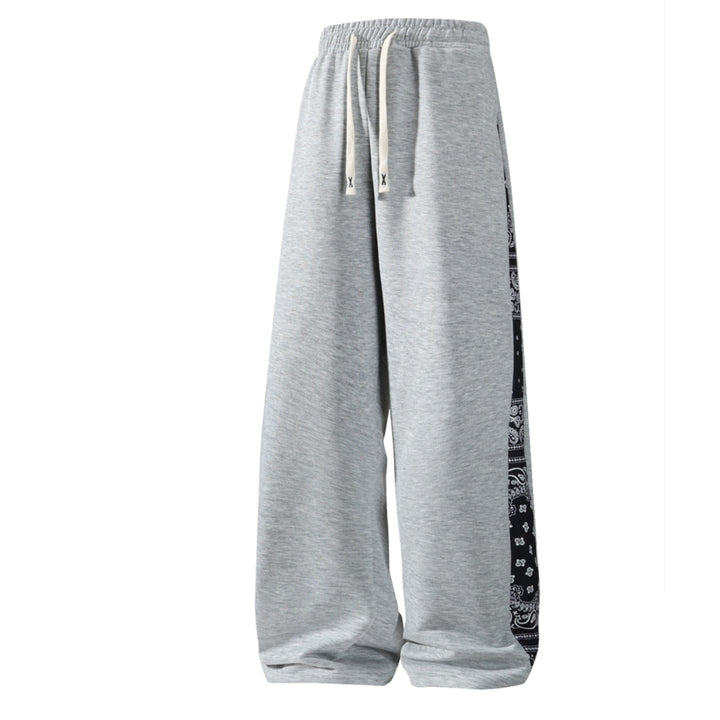 Ladies Casual Leisure Pants with Modern Graphic Inserts Mune Fashion