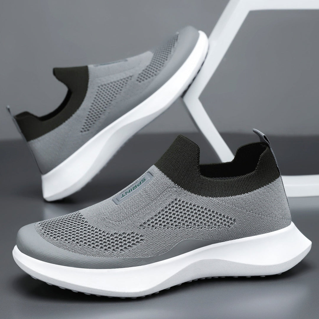 Women's Light Sneakers with Elastic Mesh Upper Mune Fashion