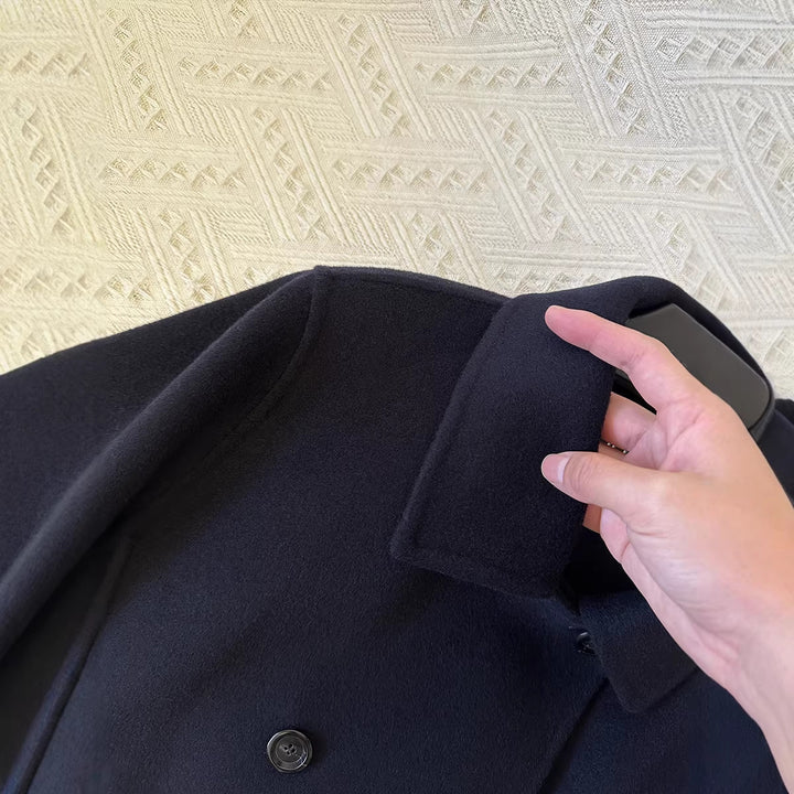 Women Elegant Double-breasted Jacket Mune Fashion
