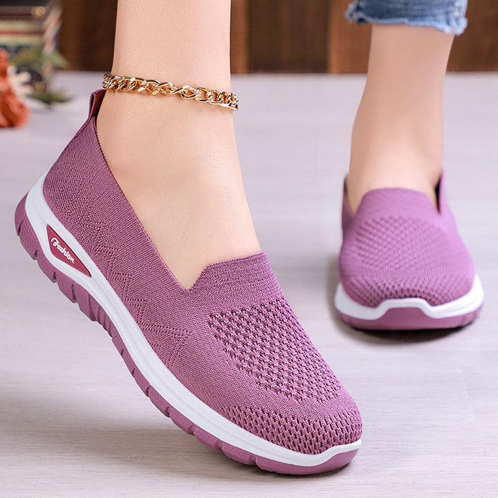 Women nan seamless knit slip-on with padded memory footbed and flexible profile outsole Mune Fashion