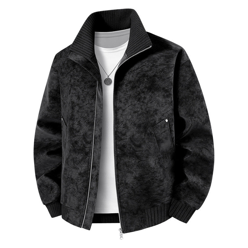 Men's Elegant and Stylish Faux Leather Jacket Mune Fashion