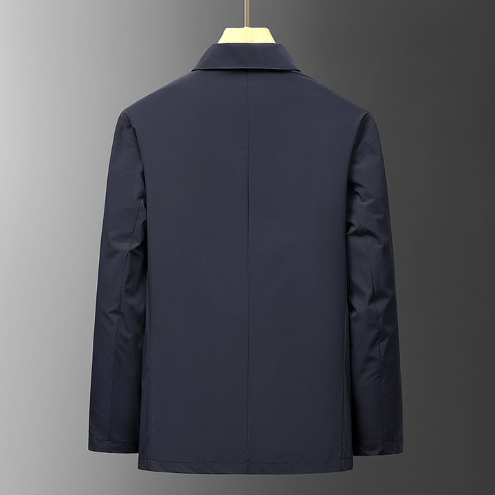 Men's Smart-Casual Travel Blazer made of Stretch-Travel Material with Patch Pockets Mune Fashion