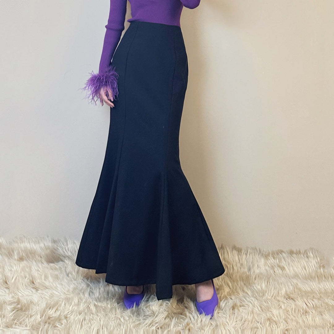 Women Elegant Maxi Skirt with Elegant Swing Design Mune Fashion