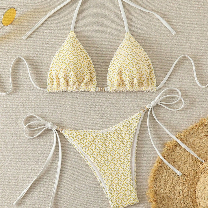 Ladies refined bikini cut with adjustable ties Mune Fashion