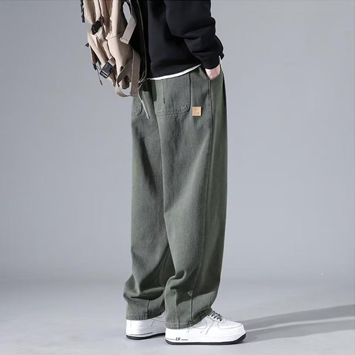 Men Comfortable Loose-Fitting Cargo Pants Mune Fashion