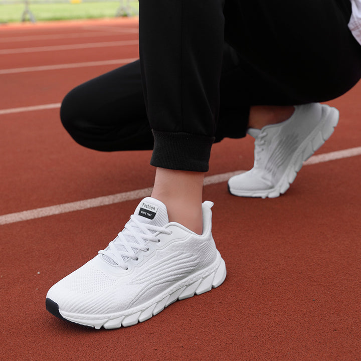 Women's breathable lightweight knit sneakers with viscoelastic comfort sole Mune Fashion