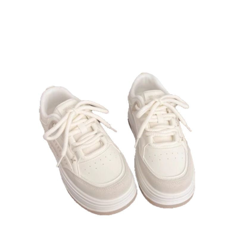 Women's Comfortable Sneakers with Bulky Sole and Soft Lining Mune Fashion