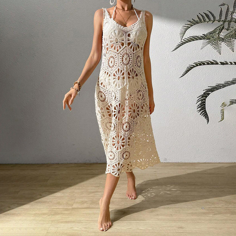 Women's airy crochet maxi dress Mune Fashion
