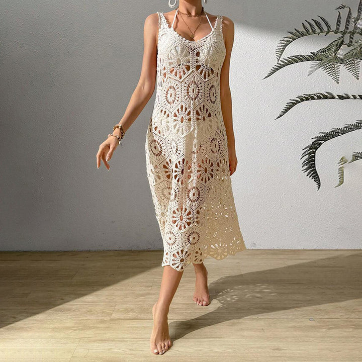 Women's airy crochet maxi dress Mune Fashion