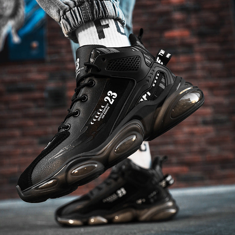 Unisex futuristic platform sneaker with visible air capsules, reinforced heel area and anatomical insole Mune Fashion