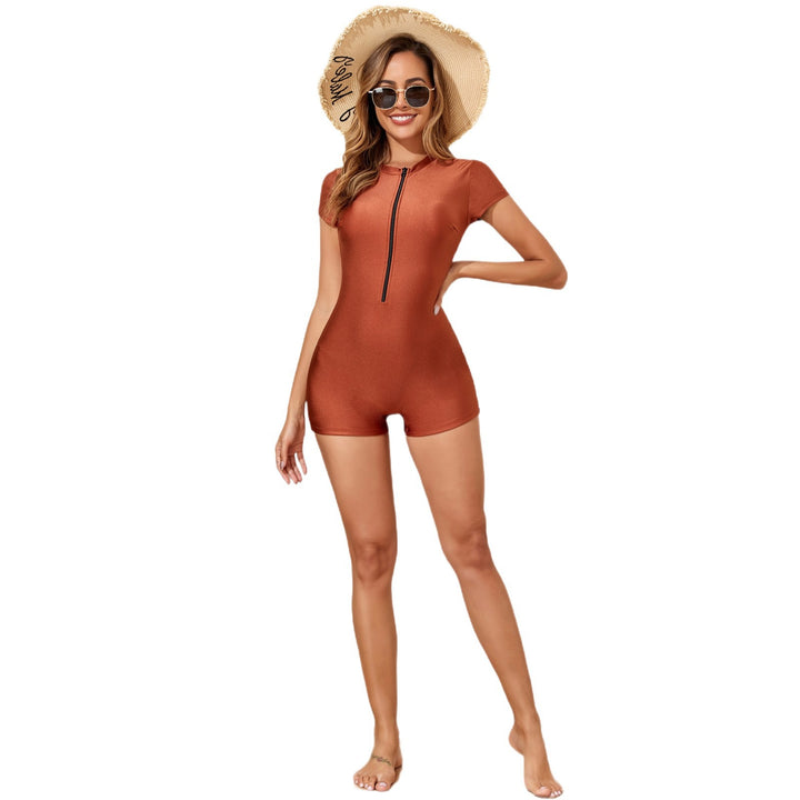 Women's sporty jumpsuit with zipper Mune Fashion