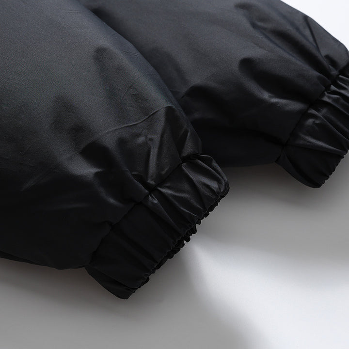 Unisex Padded Hoodie-Anorak with Half Zip, Kangaroo Pocket and Drawstring Mune Fashion