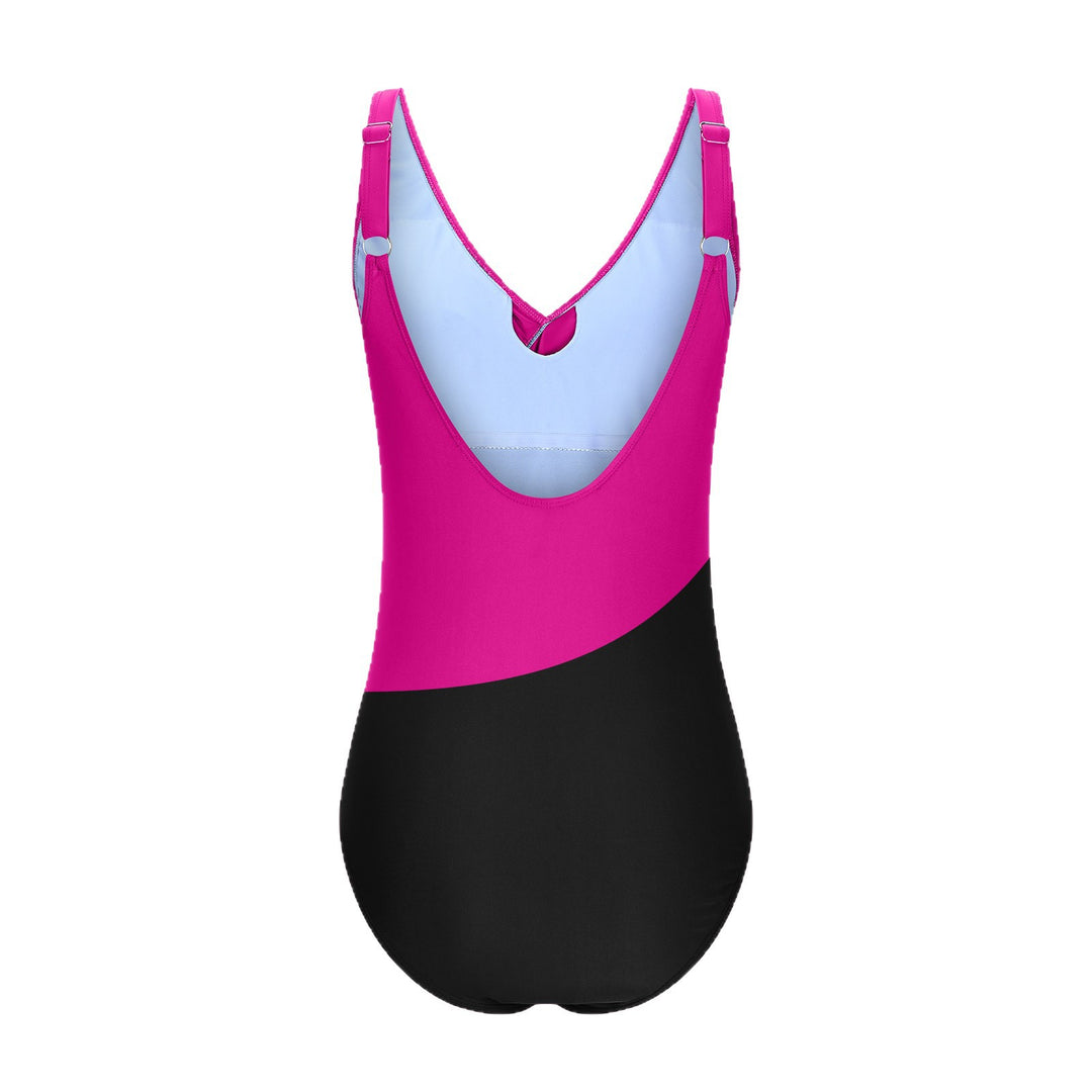 Women's one-piece with elegant wrap design and figure-hugging cut Mune Fashion