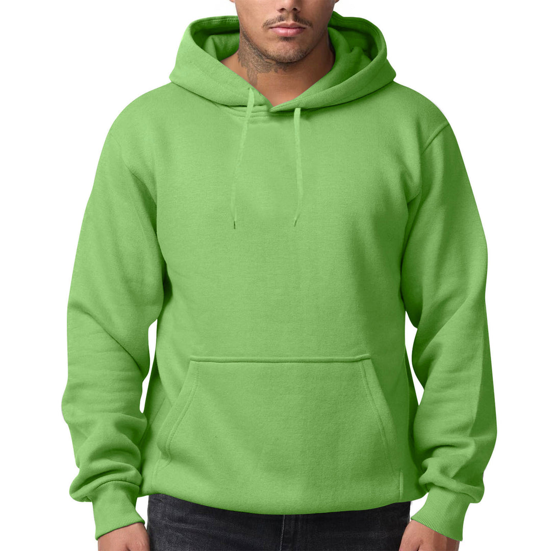 Men's nan Premium Hoodie with kangaroo pocket, brushed fleece interior, reinforced neck seam, and ribbed hem Mune Fashion