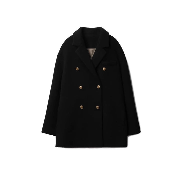 Women Stylish Oversized Blazer with Gold Buttons Mune Fashion