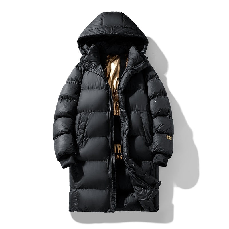 Men's Long Padded Functional Parka with Hood Mune Fashion