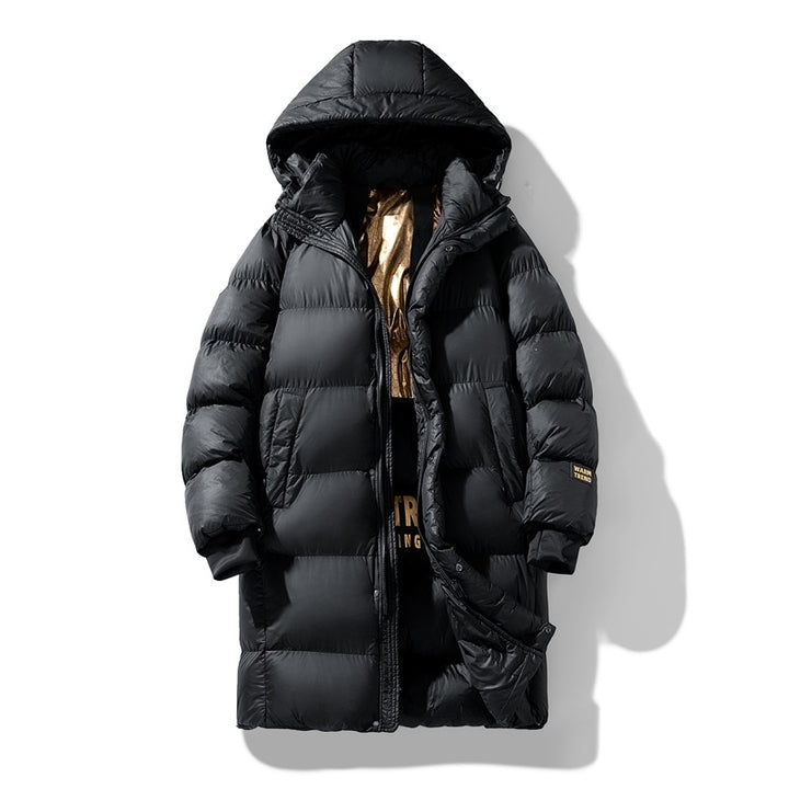 Men's Long Padded Functional Parka with Hood Mune Fashion