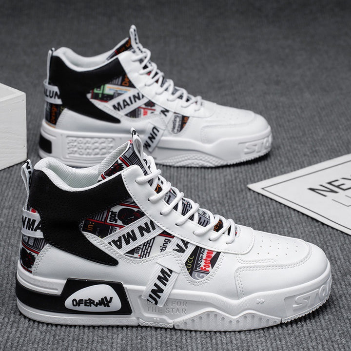 Men's Sporty High-top Sneakers Mune Fashion