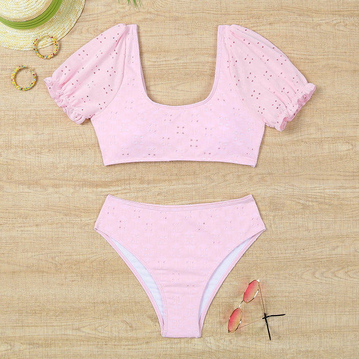 Women's bikini with puff sleeves and high waistband Mune Fashion