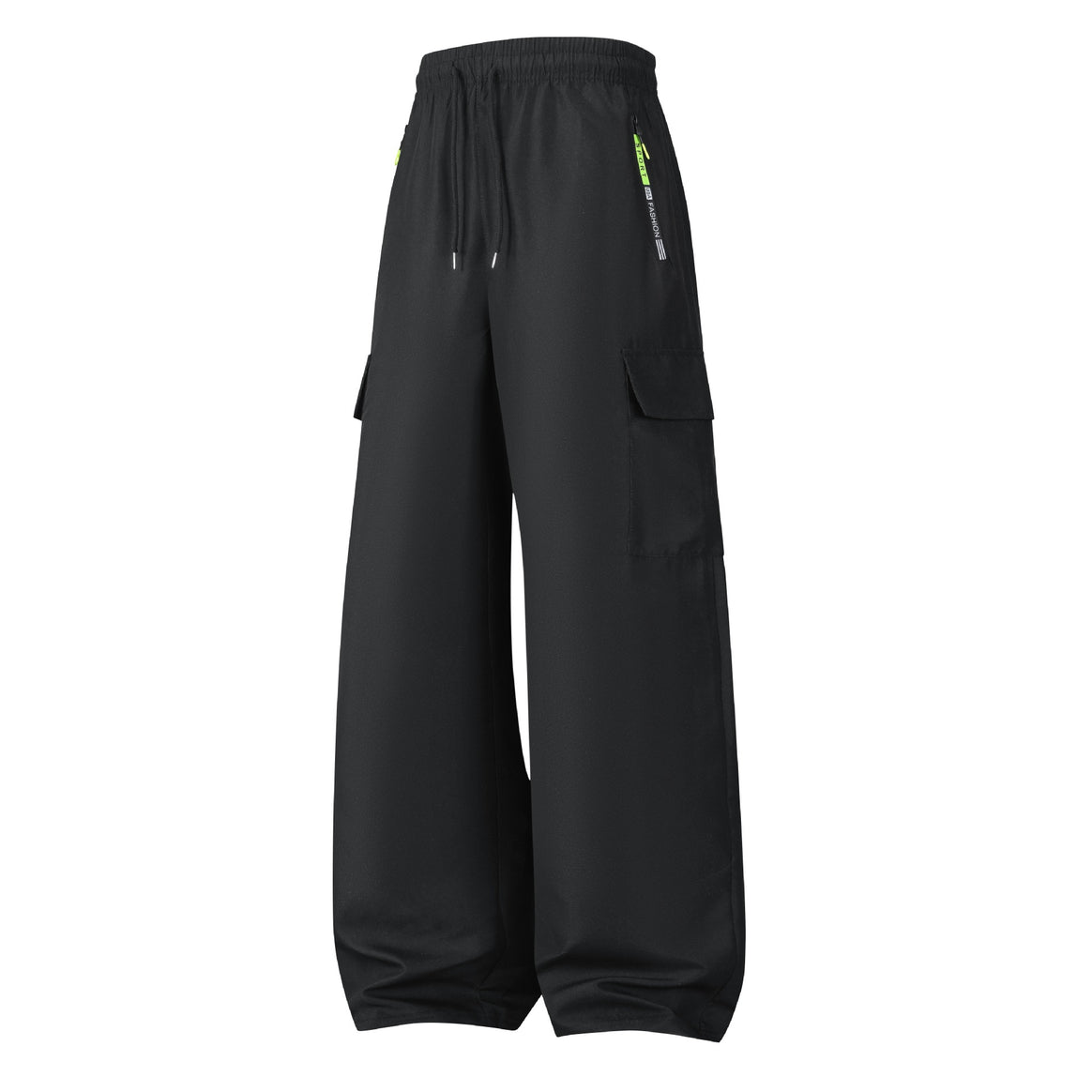 Men's Loose Utility Cargo Shorts with Elastic Waistband, Drawstring & Zipper Pockets Mune Fashion