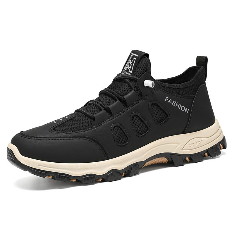 Men's lightweight breathable outdoor trail sneakers with slip-resistant sole Mune Fashion