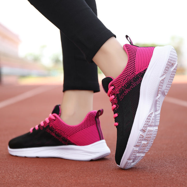 Men's lightweight knitted trainer with ergonomic wave sole, padded insole, and reinforced lacing Mune Fashion