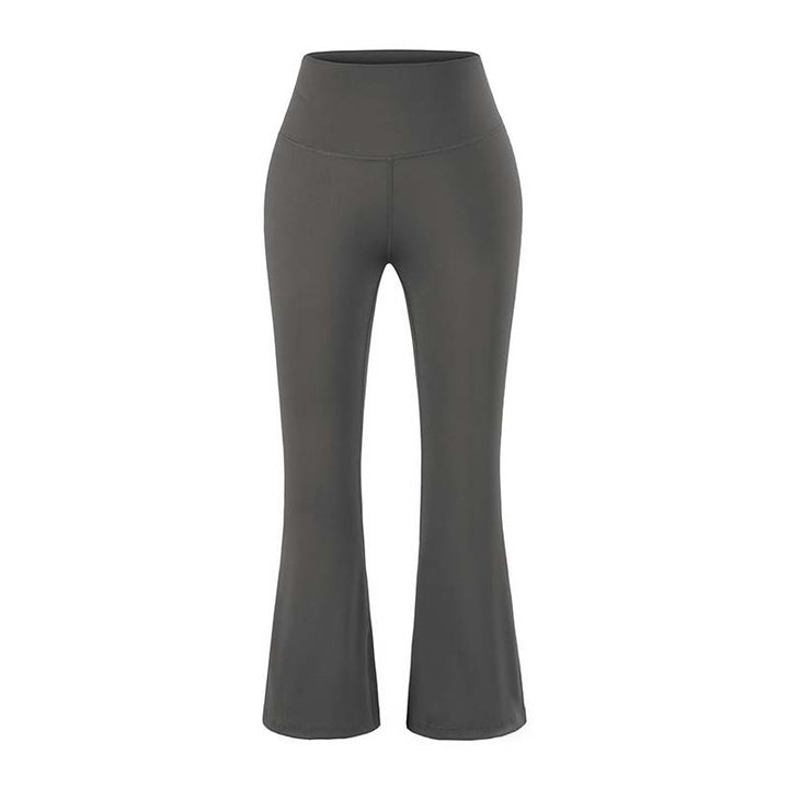 Women's High-Waist Yoga Flare Pants with Flared Hem and Comfort Waist Mune Fashion