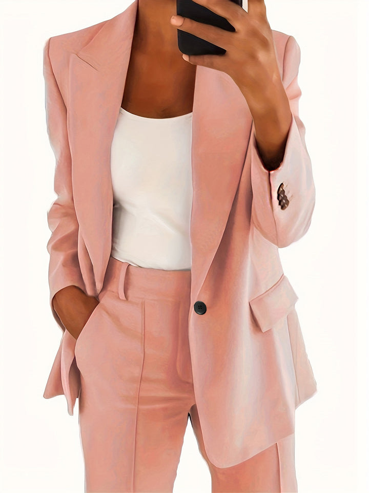 Women's tailored blazer pants business suit made of stretch fabric Mune Fashion