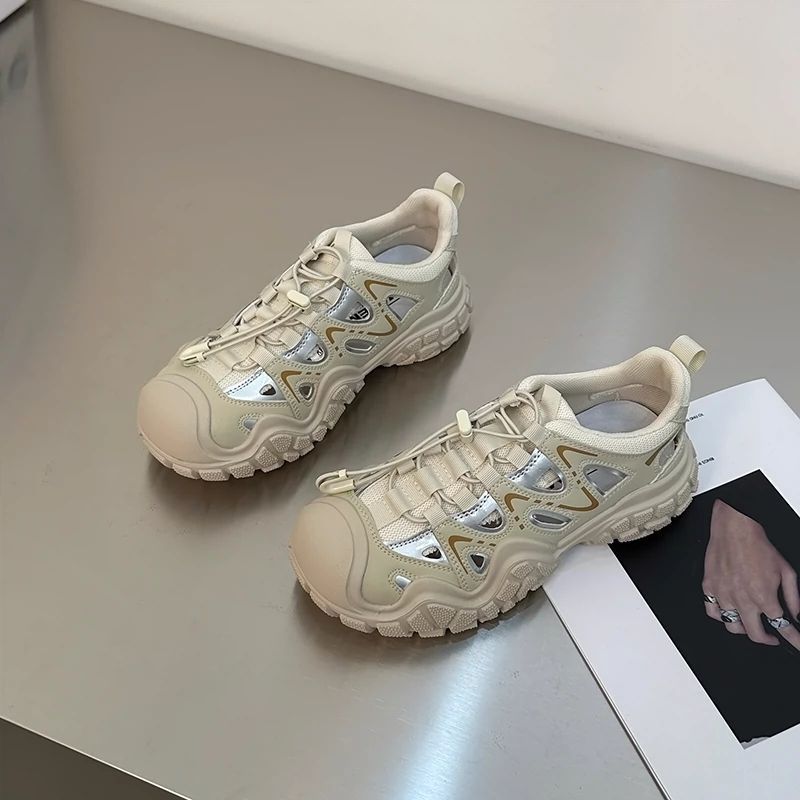 Women's Sporty Sneakers with Breathable Mesh Upper and Non-Slip Sole Mune Fashion