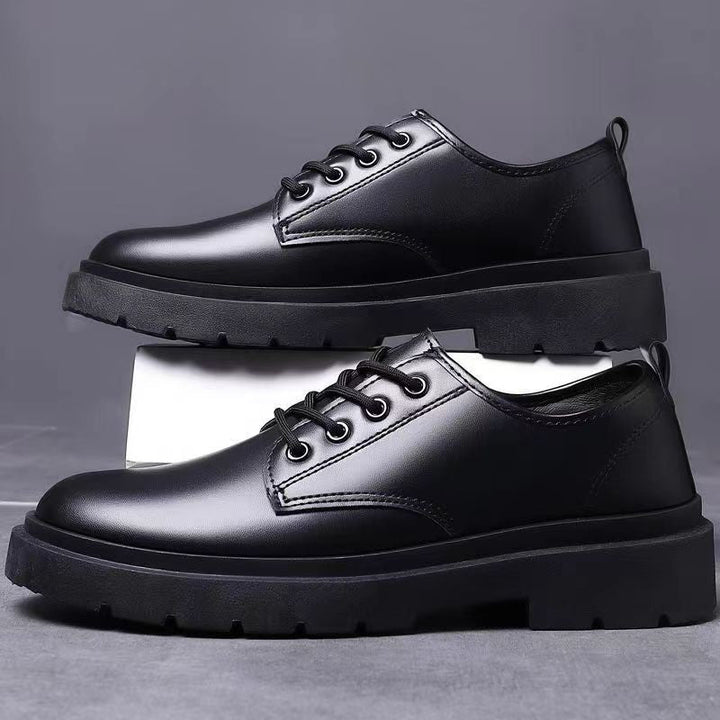 Men's Elegant Lace-up Shoes with Non-slip and Cushioning Sole Mune Fashion