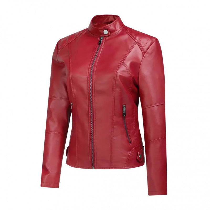 Women's Elegant and Modern Faux Leather Jacket