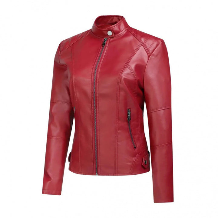 Women's Elegant and Modern Faux Leather Jacket
