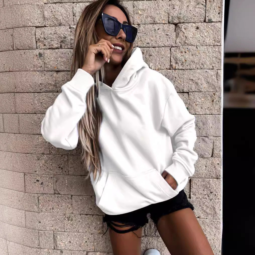 Women's Hoodie with Soft Fleece Lining and Casual Cut Mune