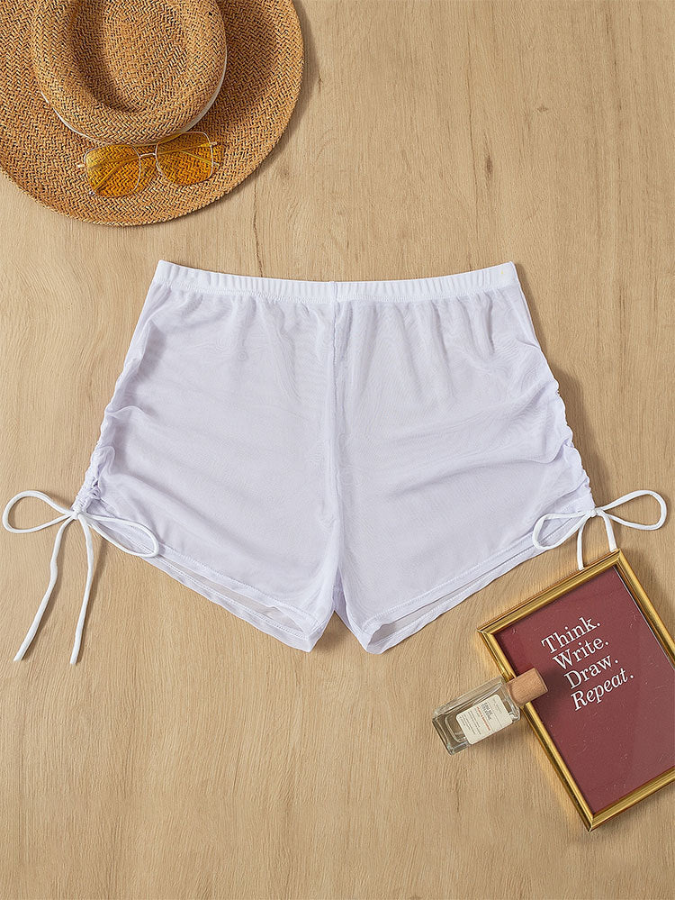 Ladies Comfortable Swim Shorts with Ruffle Details Mune Fashion