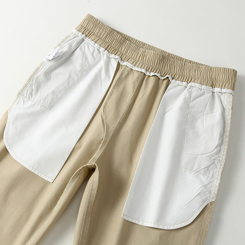 Men's Elastic Chino Jogger with Tailored Tapered Cut and Patch Back Pocket Mune Fashion