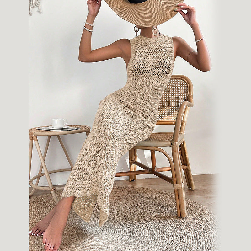 Ladies long crochet dress Mune Fashion