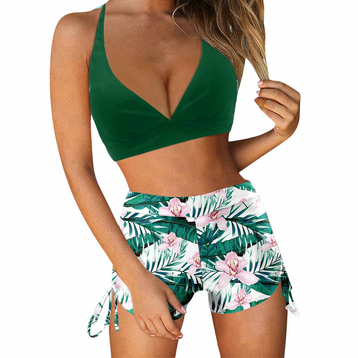 Ladies Stylish Bikini Set with Fashionable High Waist and Side Ties Mune Fashion
