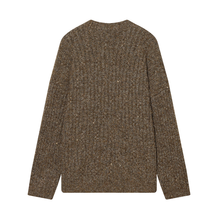 Women Chunky Knit Cardigan with Decorative Buttons Mune Fashion