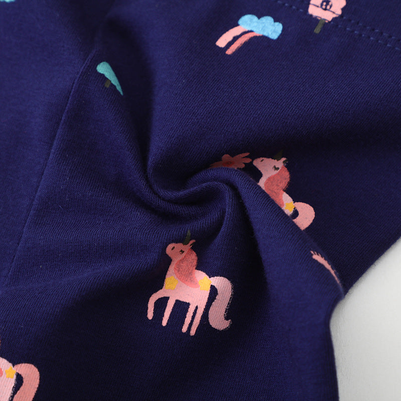 Girls leggings with colorful unicorn design Mune Fashion